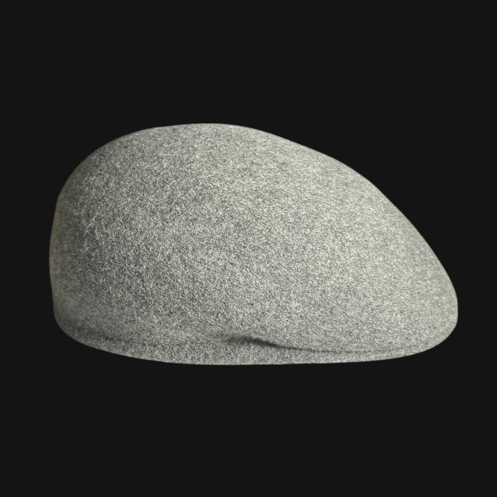 Kangol Heritage Carrimac Cap Mens Small Heather Grey 100% Wool Flat Hat 8130HT03
